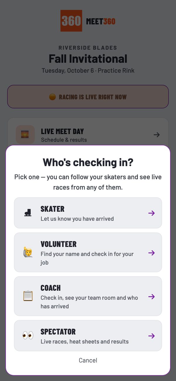 Say who you are